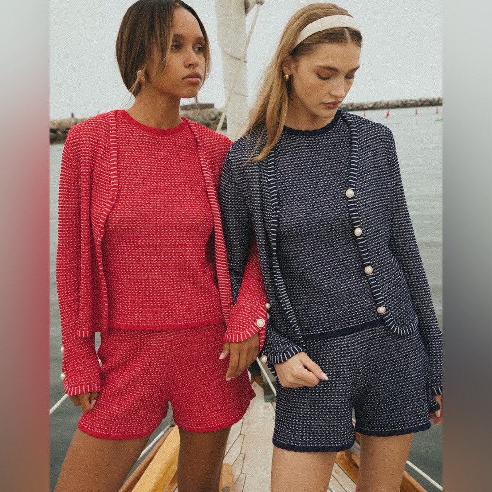 Ellandemm Navy set knit Diana